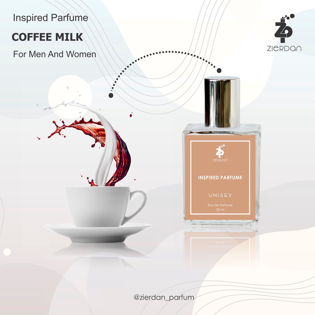 Zierdan Inspired Parfum Coffee Milk Parfume Farfum  Minyak Wangi Tahan Lama Pria &amp; Wanita Unisex