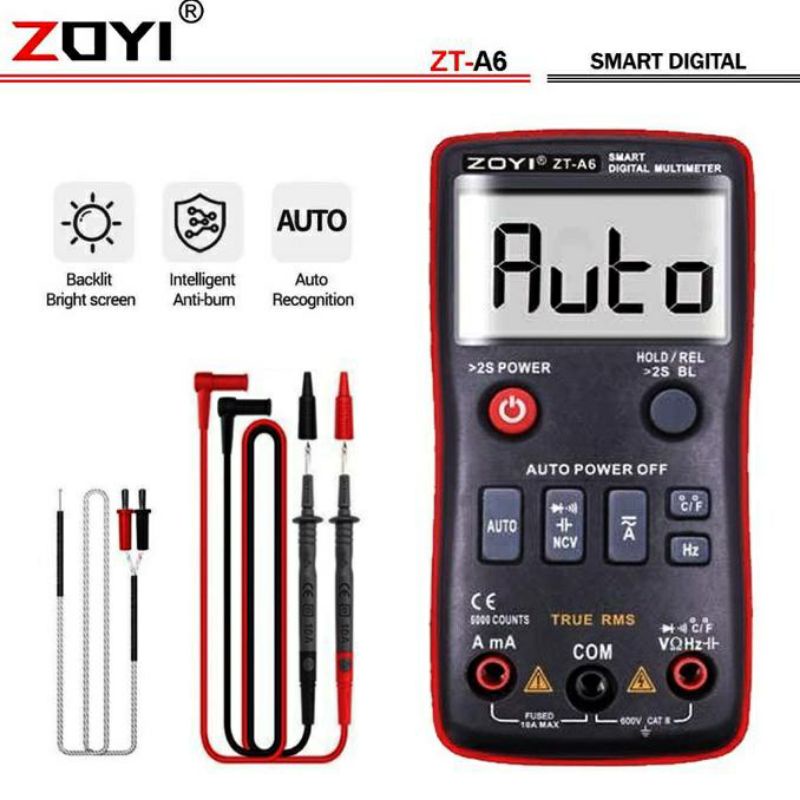 Avometer Digital Multitester ZY ZT-A6