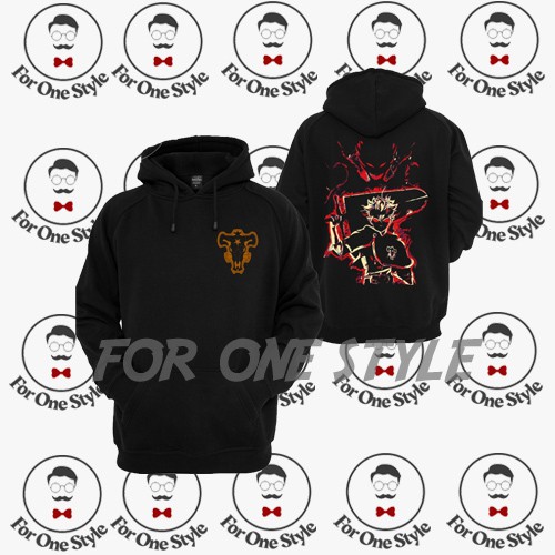 Sweater Hoodie Black Grimoire Asta Anime Black Clover - HOODIE