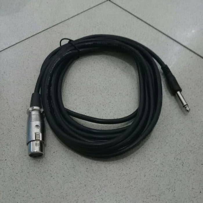 Kabel mic original pabrik trs to xlr 3 meter panjang kabel