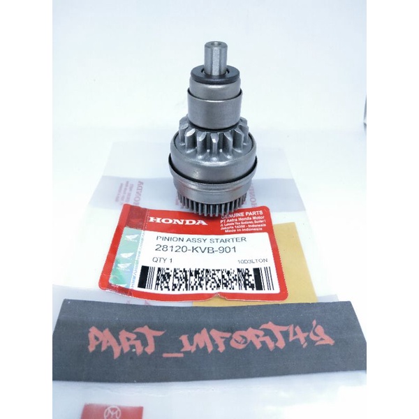 Pinion Assy Stater (KVB/KVY )Honda Vario 110 Beat FI Scoopy fiSpacy fiBeat karbu ori