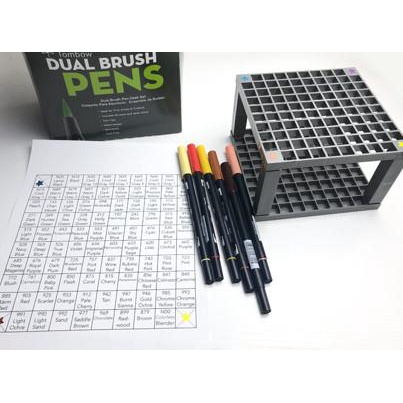 

(BISA COD) Tombow Dual Brush Pens Desk Stand Empty for 96 pcs, Tombow PRODUK TERBATAS Kode 96