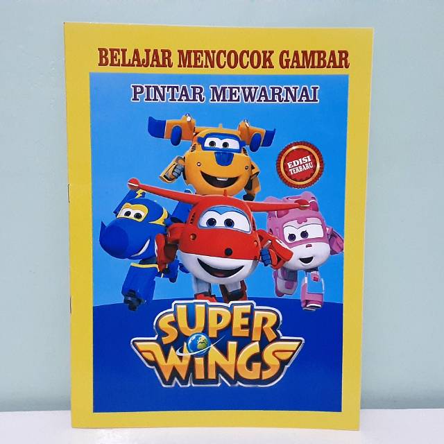 Buku Mewarnai Anak - Mewarnai Super Wings