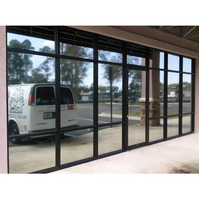 Sticker / Stiker Kaca Film ONE WAY / Black Silver Roll Termurah