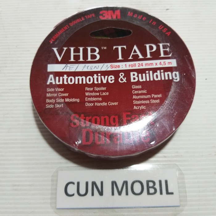 

Dobel tape 3M VHB Made in USA 24mmx45 m SUNMOBIL