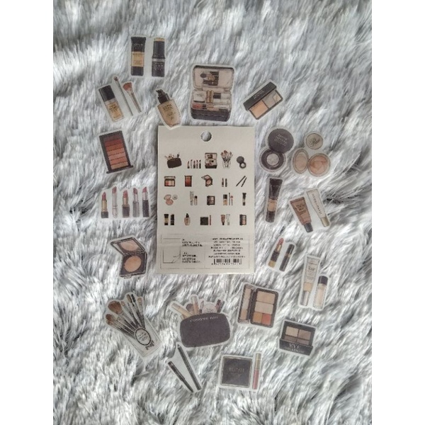 

Sticker Deco Bujo Aesthetic Make Up Series