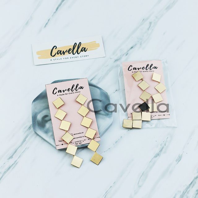 Premium Earring Anting by Cavella - Model : Jubille ER007