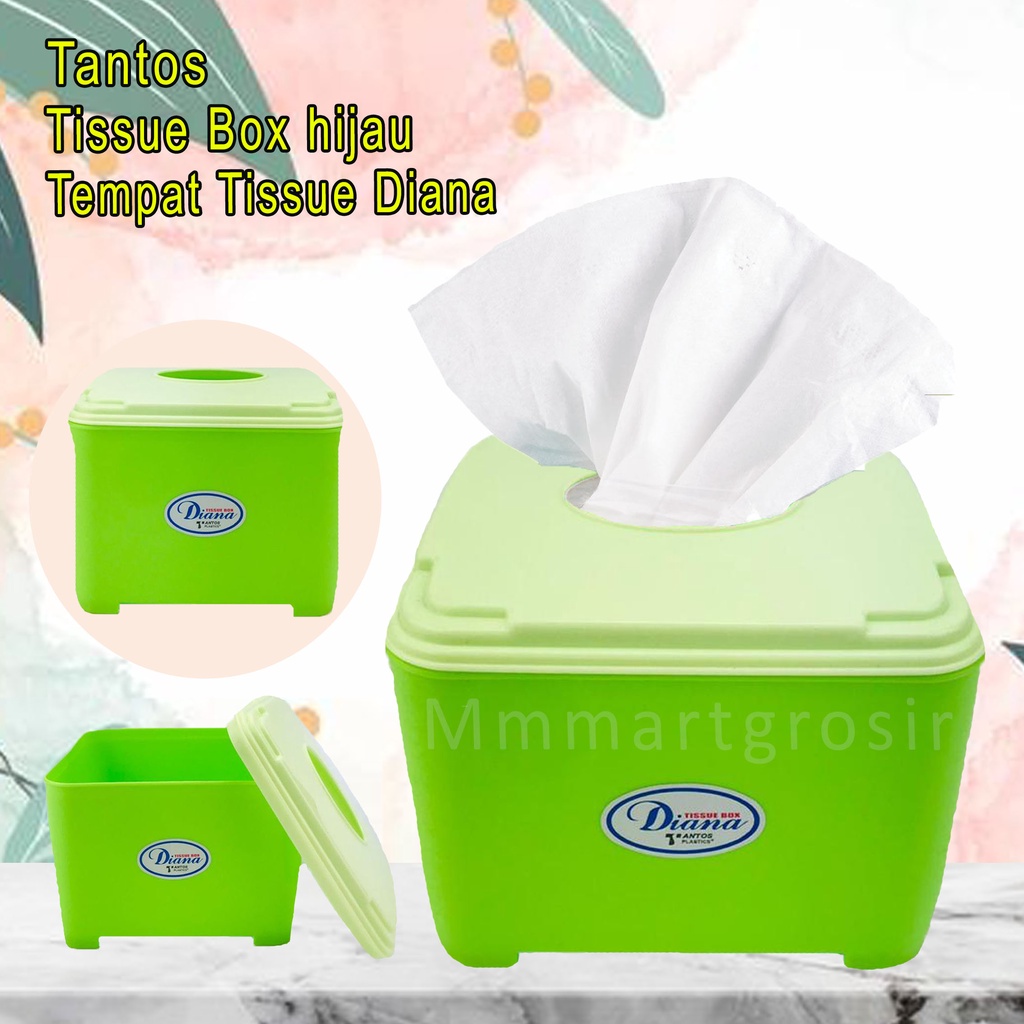 Tantos / Tempat Tissue Diana / Tissue Box / Hijau 6213