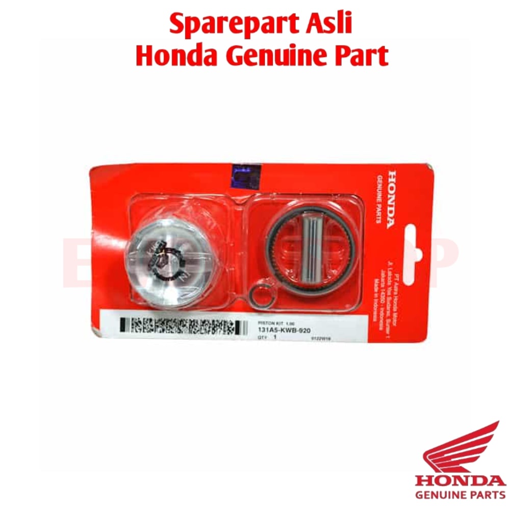 Piston Kit Seher Paket OS 1.00 - KWB Blade Revo Absolute Asli Honda 131A5KWB920