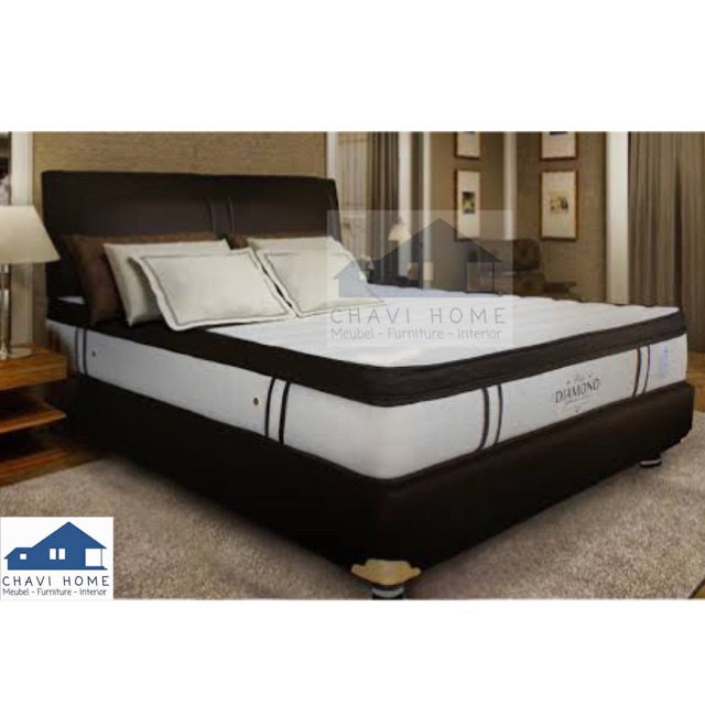 Springbed bella diamond single latex spring bed kasur spring latex bergaransi