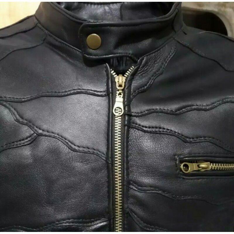 jaket kulit asli model sambung termurah original