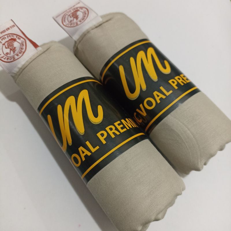 Jilbab UMAMA BASIC VOAL  Original Scarf Jilbab Hijab Kerudung sekolah segiempat seragam kerja polos-Basic Voal Semen