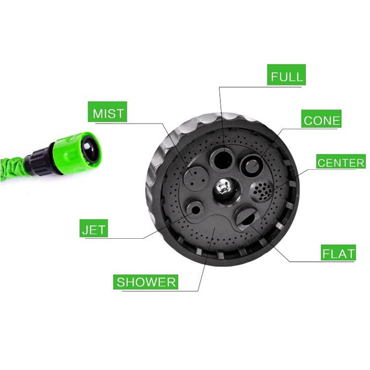 Selang Fleksibel OMHA8VGR Portabel 5-15 Meter - Green