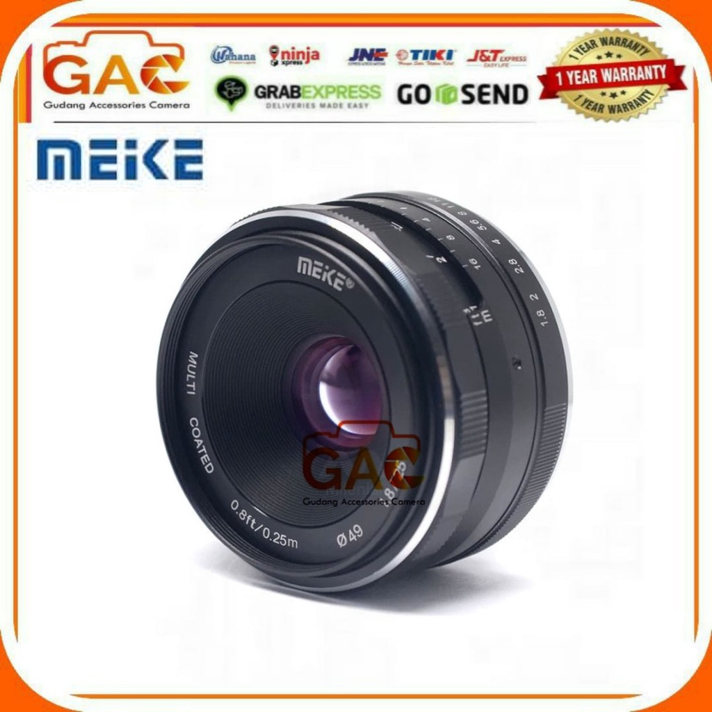 Lensa Meike 25mm F1.8 Lens for Sony