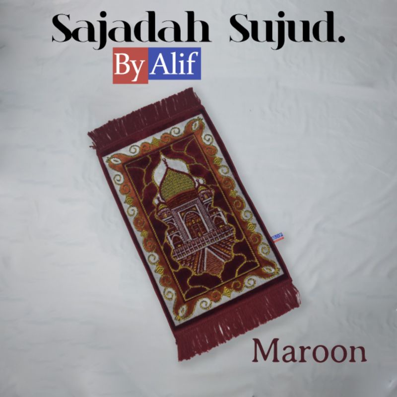 Sajadah sujud Alif sajadah Alif mini SAJADAH MUKA TURKIYE TPIS MUDAH DIBAWA PERGI