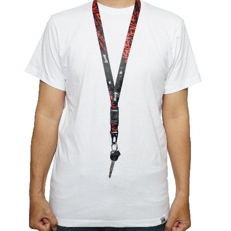 

Tren Kekinian.. Bloods Lanyard Blooden 01 Black Red