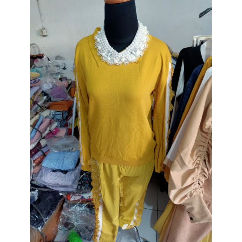 one set rajut tangan brukat by-vivorie