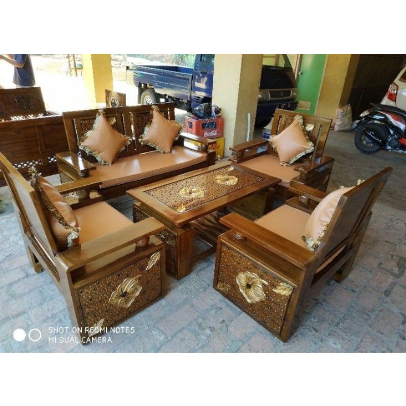 KURSI TAMU JATI KURSI JATI MINIMALIS SET KURSI TAMU MURAH JEPARA SET KURSI TAMU MINIMALIS