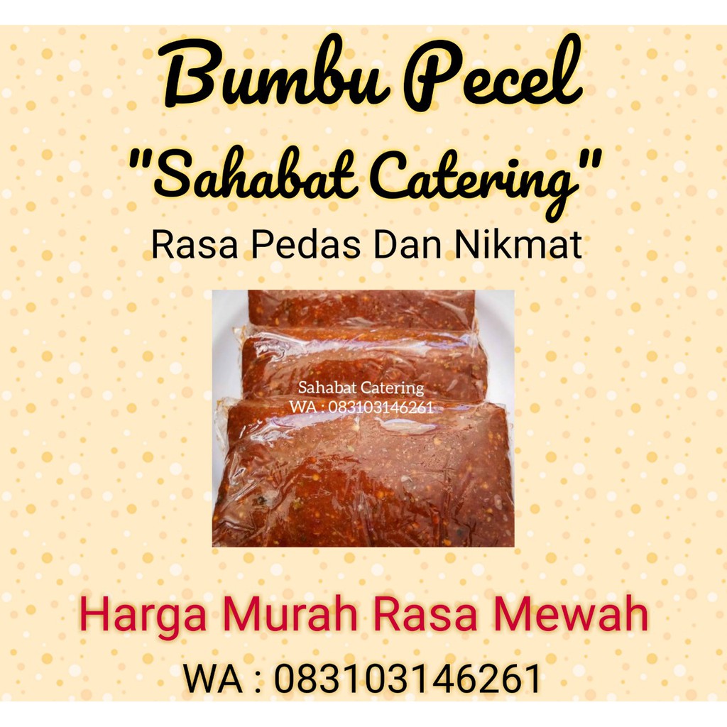 

Bumbu Pecel Sambel Pecel Bu Sum