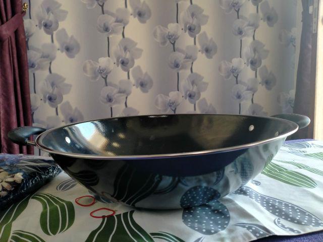 Wok Penggorengan Serbaguna Wajan Enamel Anti Lengket 34 Cm