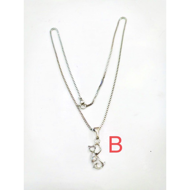 Kalung titanium / kalung satu set leontin  cocok untuk pria dan wanita