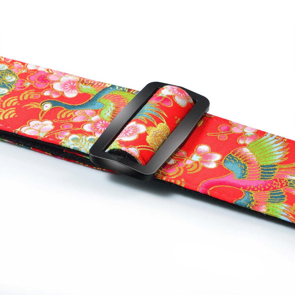 Amumu CV04P Strap Gitar motif Red Peacock