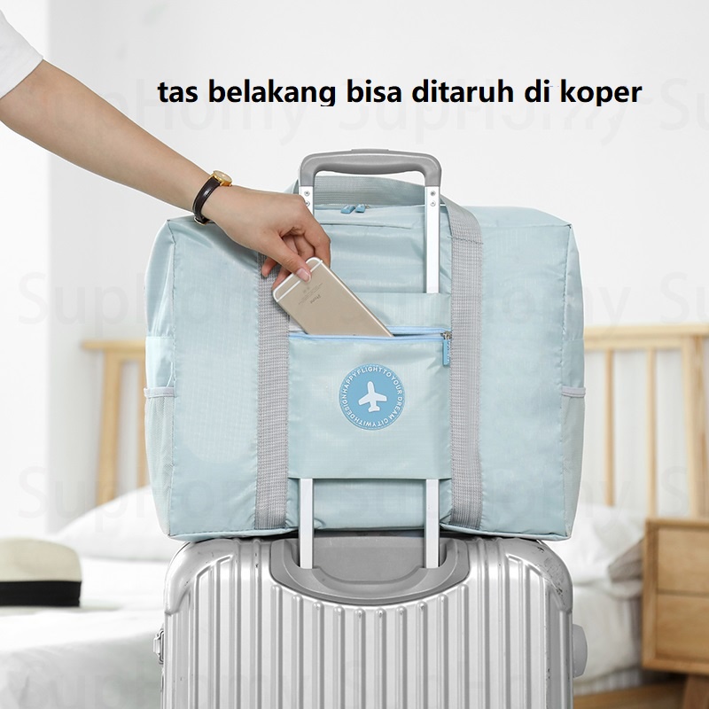 Tas penyimpanan tas travel lipat tahan air multifungsi tote bag Tas Bagasi Travel Organizer Tas Tahan Air Ringan Serbaguna Tas jinjing