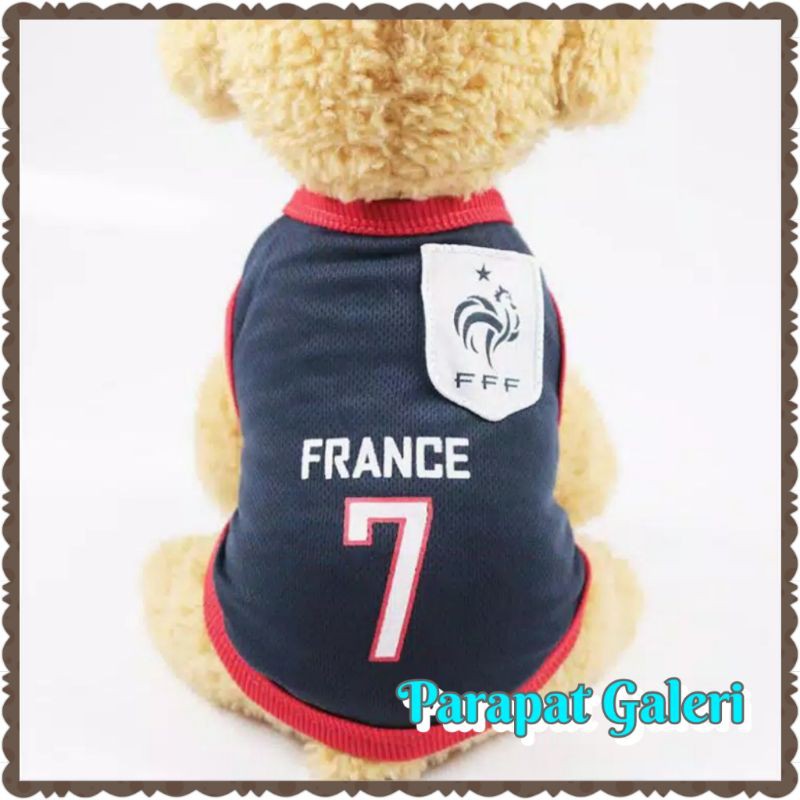 Baju kaos Kucing - kostum Anjing Import Motif Football kwalitas Import