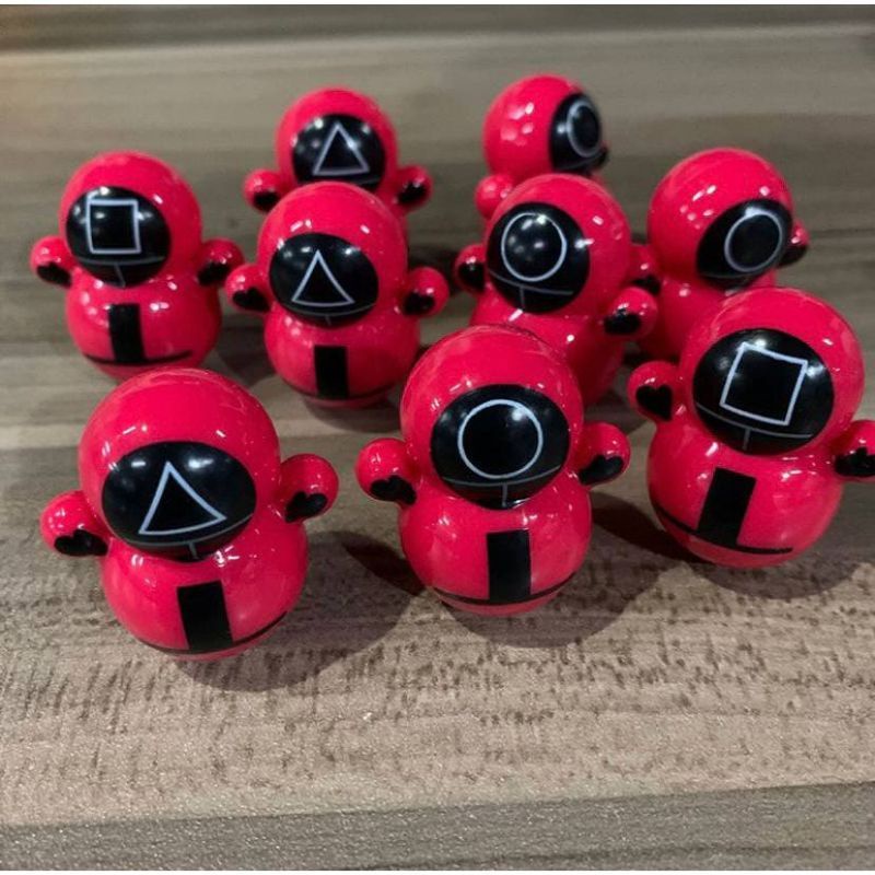 Mainan squid game goyang // Mainan squid game tumbler doll