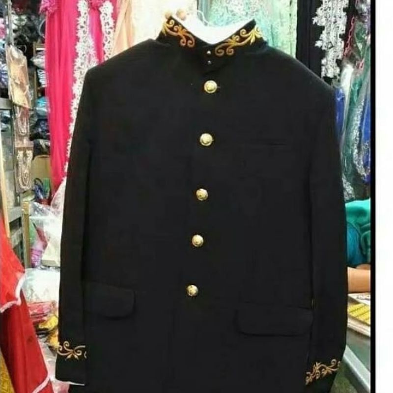 KEBAYA BLUDRU KUTU BARU SET BESKAP JOGJA BORDIR PAKAIAN BAJU ADAT COUPLE PASANGAN CEWEK COWOK JAWA