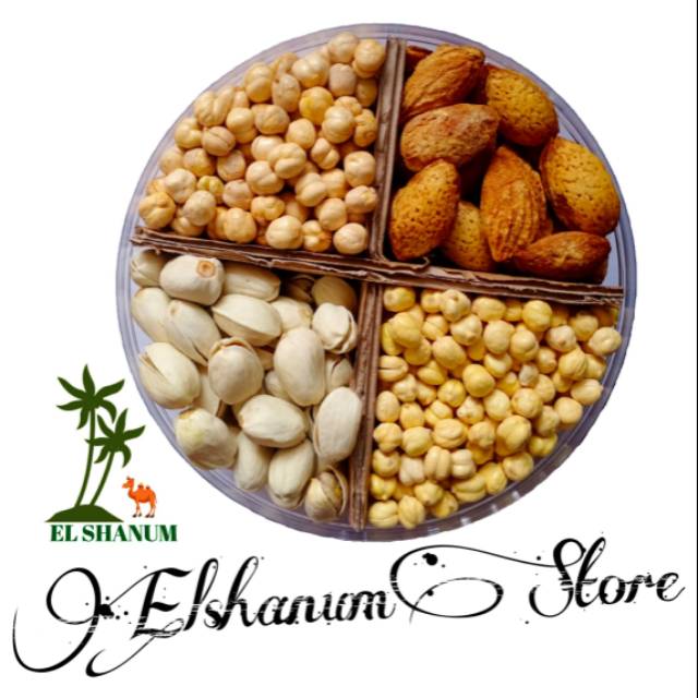 

Kacang Arab Kemasaan Toples/ pistachios / almond / kacang jumbo/ Kacang ketawa/ Roasted Almond/