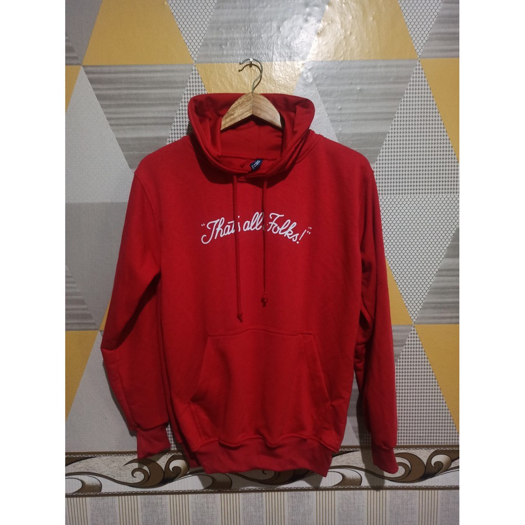 H&M Hoodie Thats all folks from Porky Pig Original