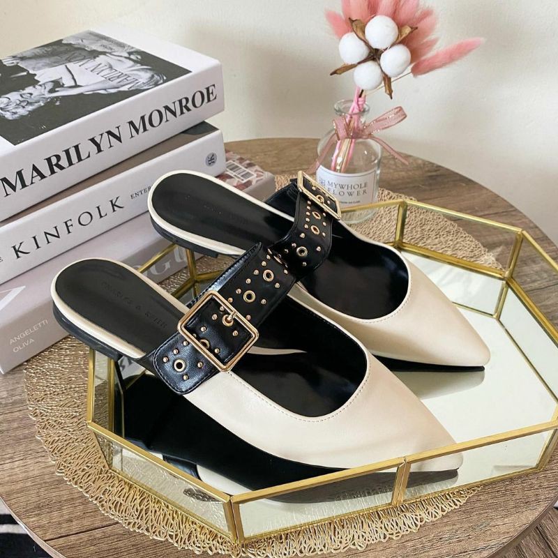 Ready Stock  Sepatu CK/Sepatu CnK/CK 214/Cnk 214/Sendal Slop Ck