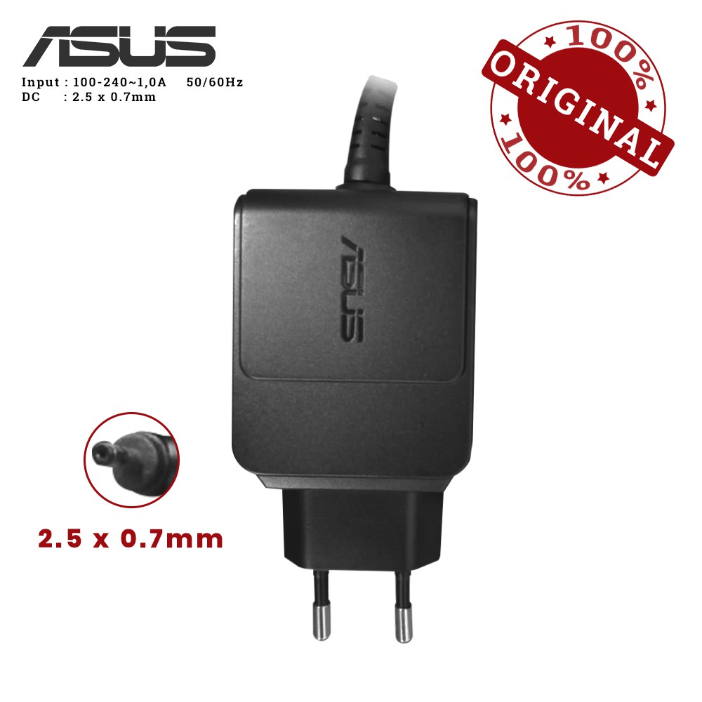 ASUS Adaptor Charger laptop 19v-1.58A DC 2.5x0.7mm Eee PC 1008 1005