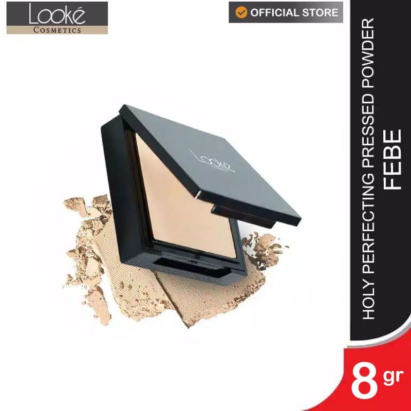Looké Holy Perfecting Pressed Powder - Bedak looke padat - Bedak looke aurora - Bedak looke nasa ori