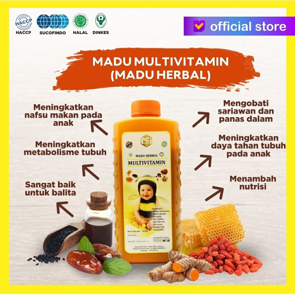 

Madu asli multivitamin kids
