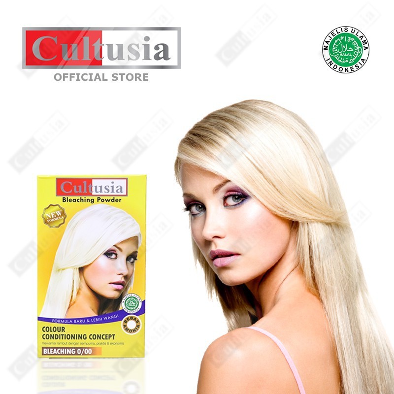 Cultusia Bleaching 0/00 30 ML pikok bleaching Rambut pewarna rambut Original