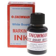 

Tinta spidol whiteboard snowman bg-12