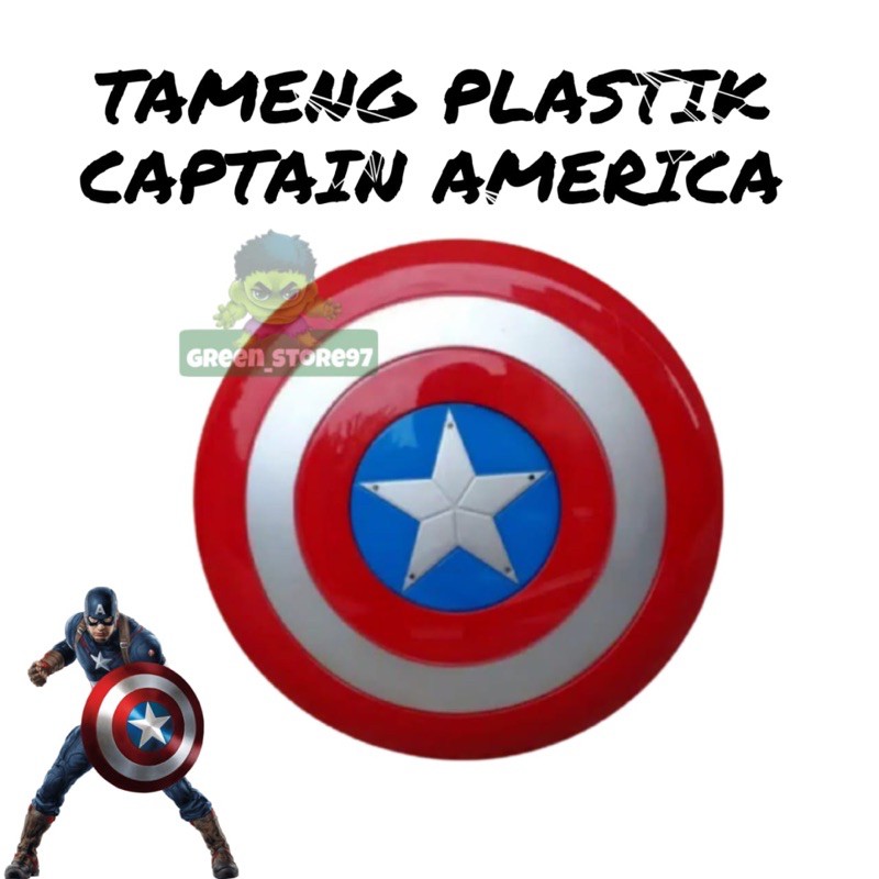 tameng mainan / tameng kapten amerika / tameng plastik / mainan plastik murah meriah