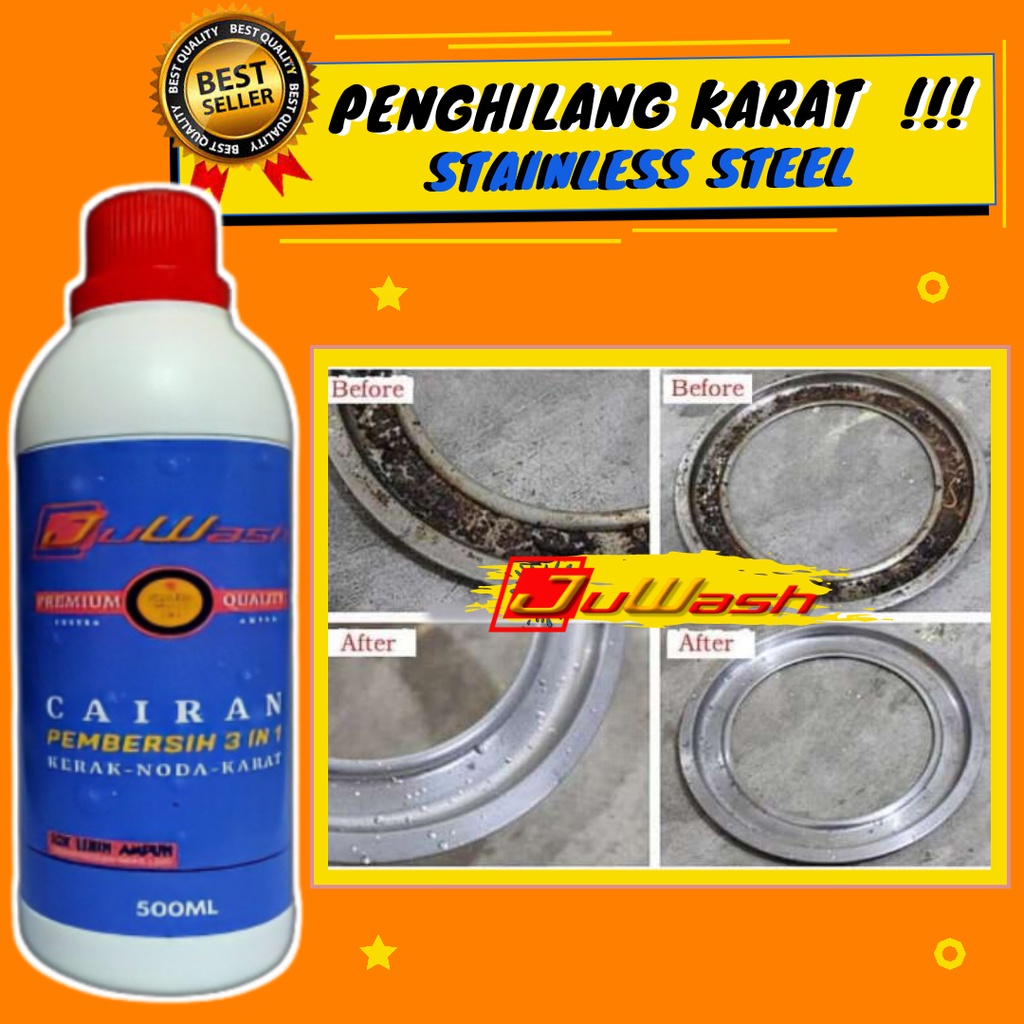 RUST REMOVER PENGHILANG KARAT BESI MOTOR PEMBERSIH KARAT STAINLESS STEEL PENGHILANG KERAK PANCI NODA