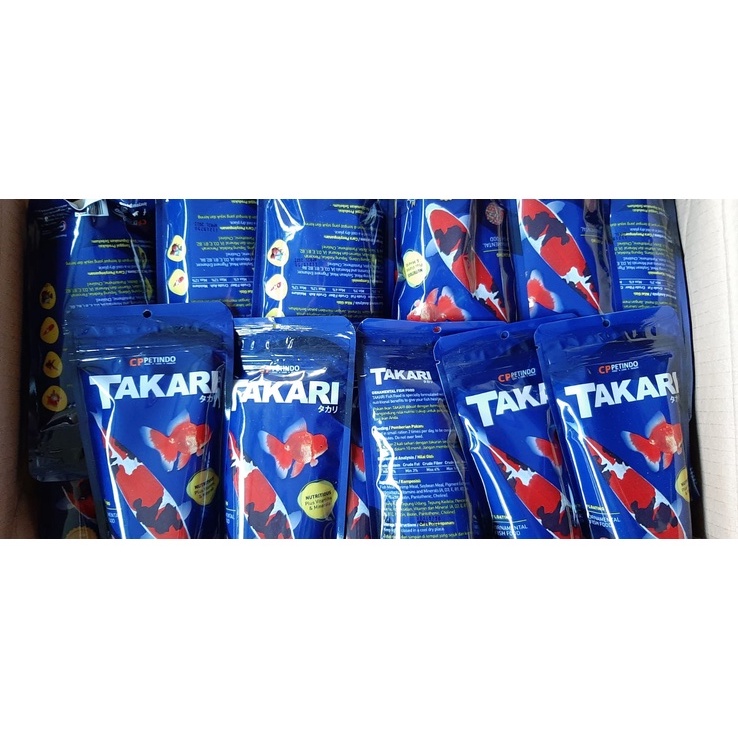 Takari 100gram 1mm Pelet Makanan Pakan Ikan Hias Fish Food 1 dus