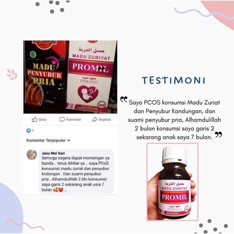 MADU PROMIL Madu Zuriat / Madu progam hamil / madu zuriat promil Ath - thoifah-7