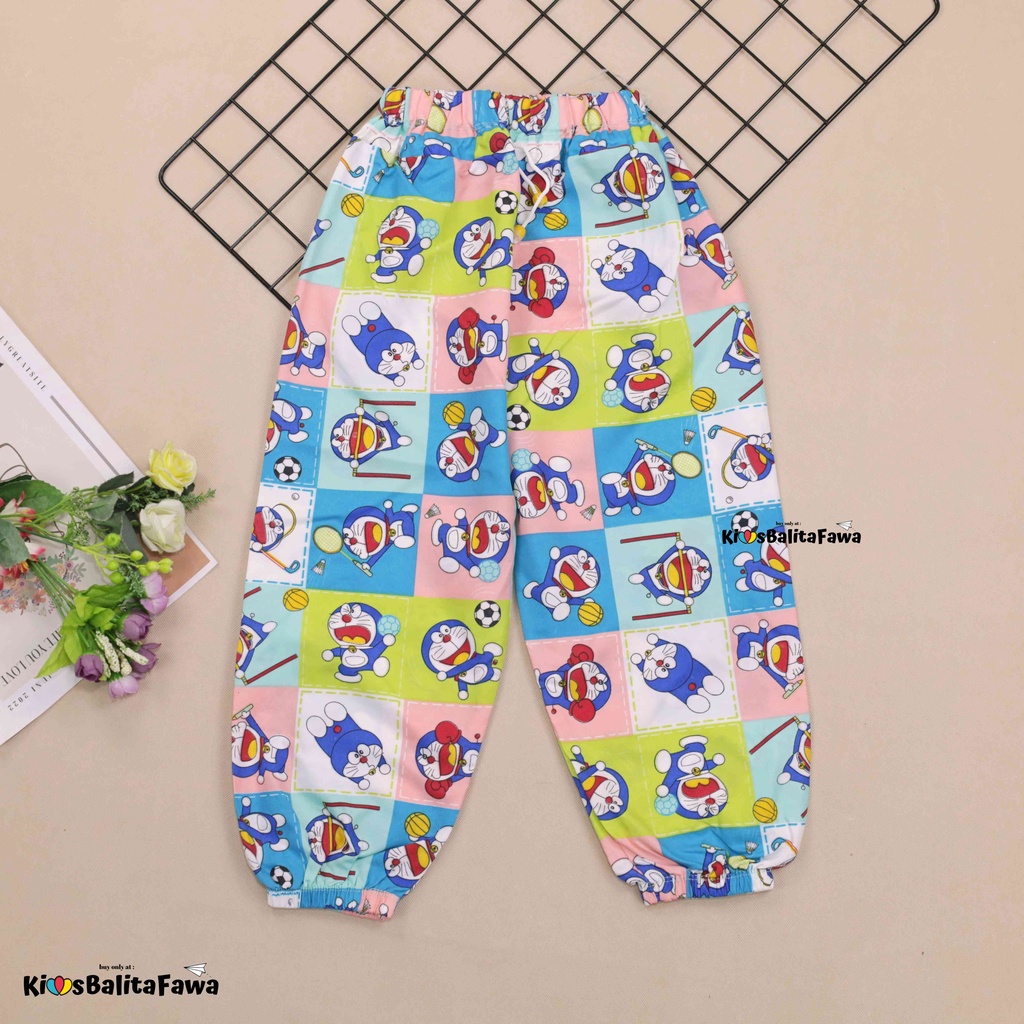 (Anak Perempuan) Jogger KARAKTER Uk 1-12 Tahun / Celana Panjang Anak Perempuan Cewek Joger Pants