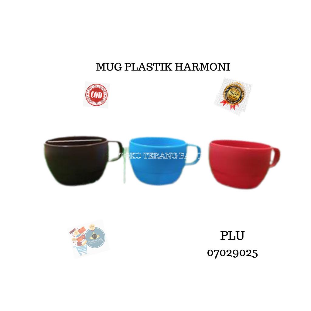MUG PLASTIK HARMONI | CANGKIR | MUG | MUG PLASTIK | GELAS PLASTIK | GELAS | GELAS KOPI | GELAS TEH |
