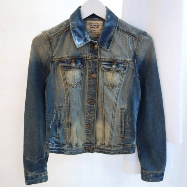 trafaluc denim wear zara jacket