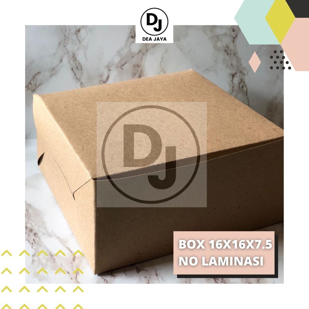 

BOX UKURAN 16 X 16 X 7.5 TANPA LAMINASI