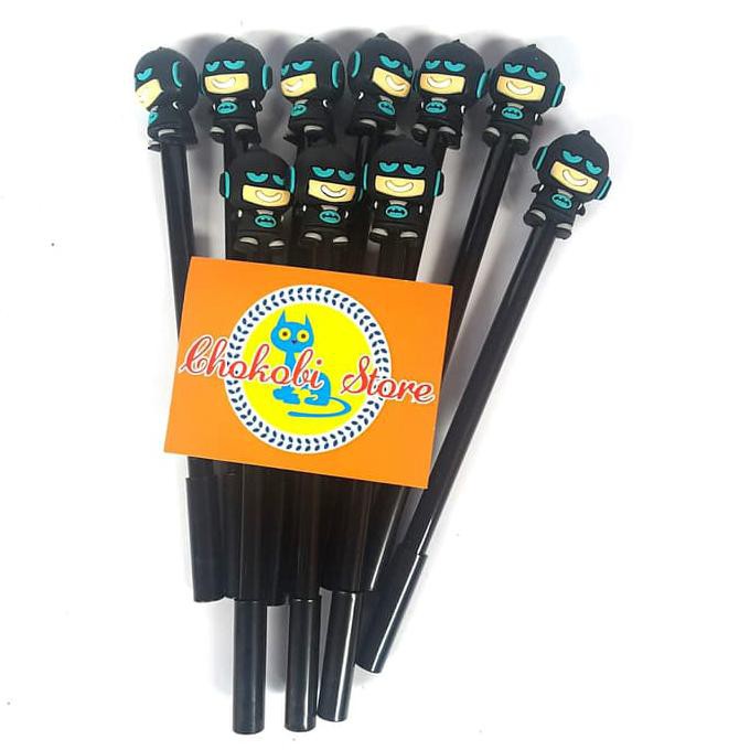 

Trend Teraru Pulpen Gel Hitam Imut Karakter Pen Robocop Hitam Robot Edisi Spesial