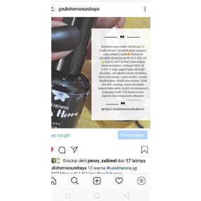 Baru GEULIS HENNA KUTEK HENNA HALAL