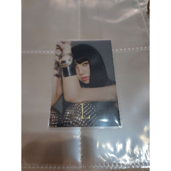 Rare Photocard Lalisa Gold Ver