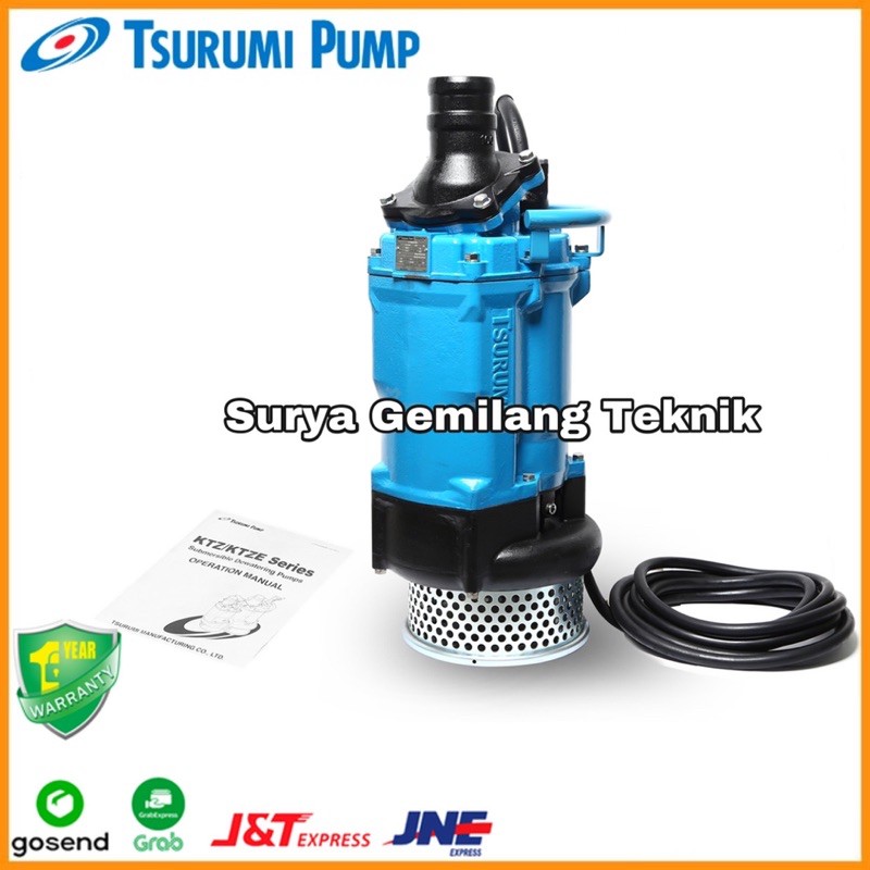 Pompa Celup Lumpur Tsurumi KTZ411 15HP Pompa Celup Air Kotor KTZ 411